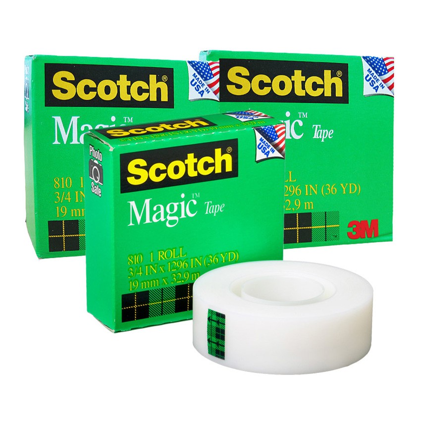 Băng keo 3M-Scotch Magic 810 1/2" x 36YD