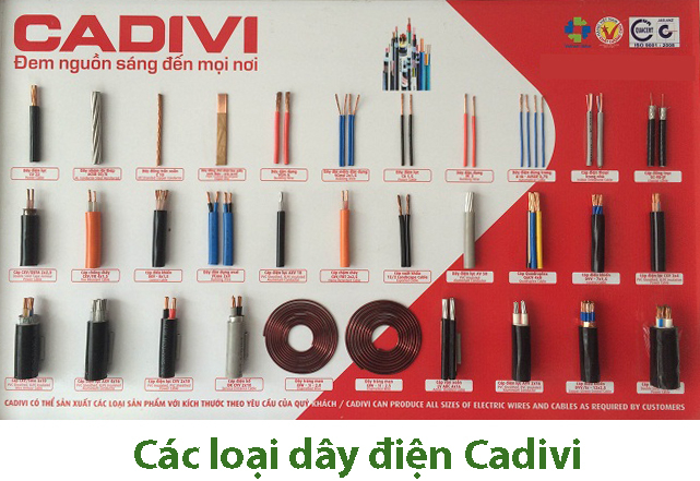 Các loại dây điện Cadivi