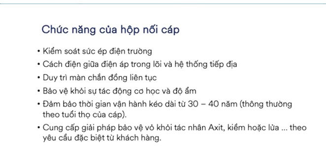 Đầu hộp nối quấn băng đổ nhựa