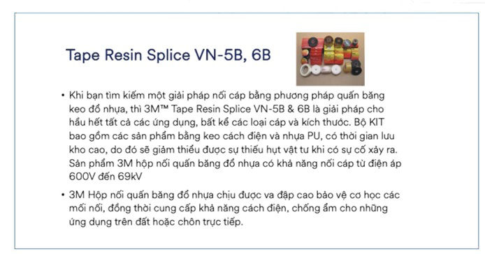 Đầu hộp nối quấn băng đổ nhựa